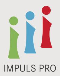 IMPULS PRO-Logo für den Abschluss des WKO-zertifizierten Diplomlehrgangs für Lebens- und Sozialberatung/Psychologische Beratung